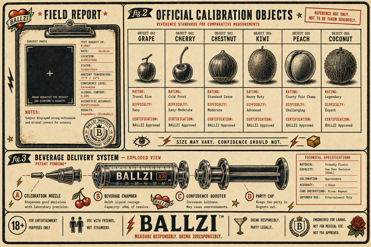Detail from the BALLZI field report archive